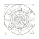 lost tv show, dharma initiative logo, oceanic airlines logo,  tattoo design idea