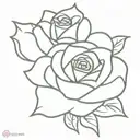 Rose, Breast cancer ribbon, mum tattoo design idea