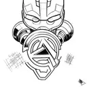 Avengers tattoo design idea