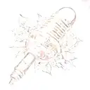 MICROPHONE tattoo design idea