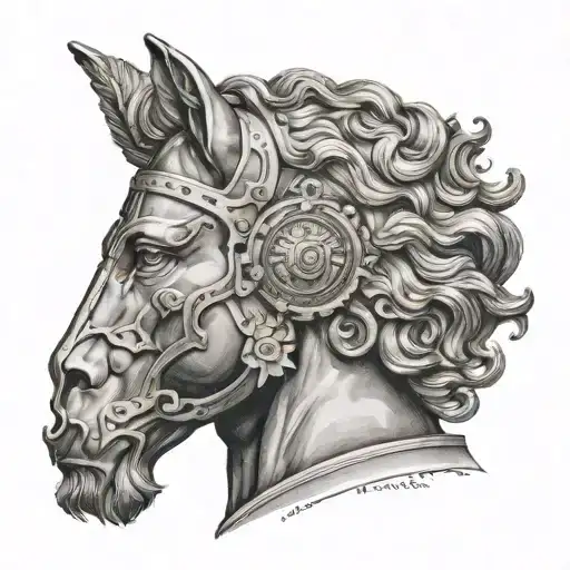 Alexander The Great tattoo design idea