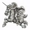 Alexander The Great tattoo design idea