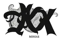 Minhas last name written tattoo design idea