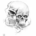 Death Eater Tattoo tattoo design idea