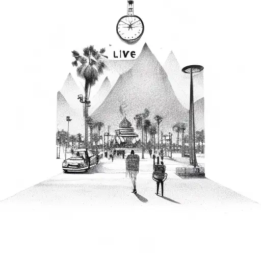 live love eat travel repeat  tattoo design idea