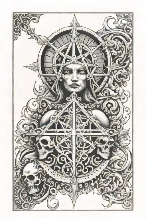 atheist tattoo design idea