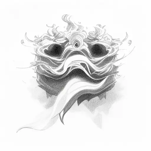 wisp of smoke tattoo design idea
