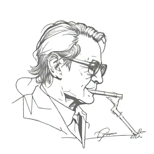 Bill Evans and Miles Davis tattoo design idea