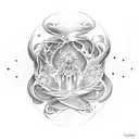 as above so below as within so without tattoo design idea