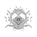 cyber sigil serial experiments lain tattoo design idea
