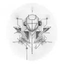 cyber sigil serial experiments lain tattoo design idea