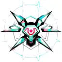 cyber sigil lain tattoo design idea