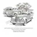 1941 Packard Super Eight One Eighty Sport Brougham tattoo design idea