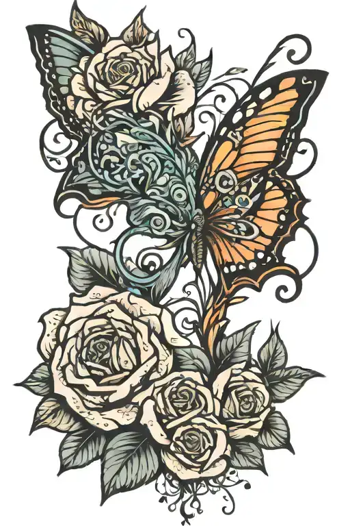 I said I'd never let you go tattoo design idea
