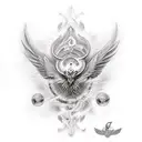 ave fenix tattoo design idea