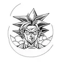 Dragon Ball Z android 18 tattoo design idea