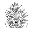 Dragon Ball Z android 18 tattoo design idea