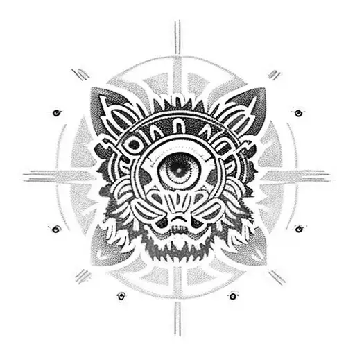 kenzo eye tattoo design idea