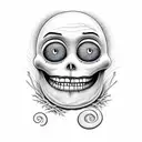 nightmare before Christmas, corpse bride, and Frankenweenie  tattoo design idea