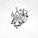 present tattoo design idea