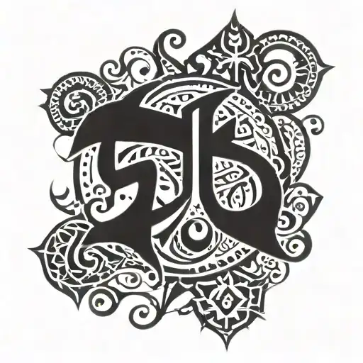  a tattoo design featuring the phrase "هَیْهَاتَ مِنَّا الذِّلَّة" (Hayhāt minnā l-dhilla) in Arabic calligraphy. tattoo design idea