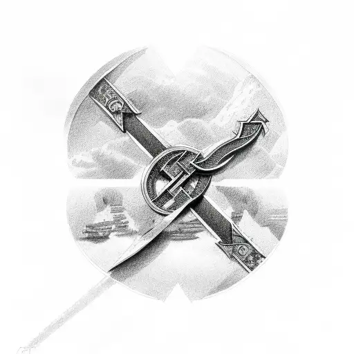 iron Cross  tattoo design idea