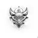 Alfa romeo quadrifoglio  tattoo design idea