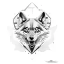 Alfa romeo quadrifoglio  tattoo design idea