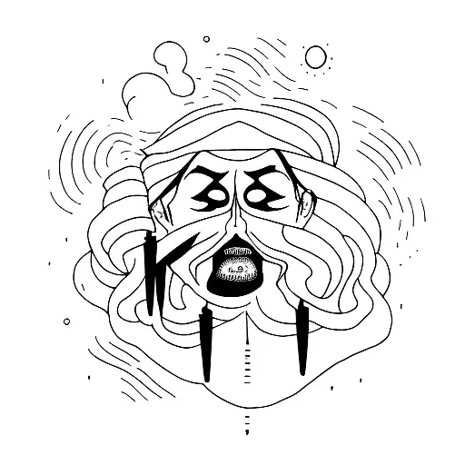 depression tattoo design idea
