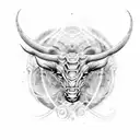 Tauro tattoo design idea