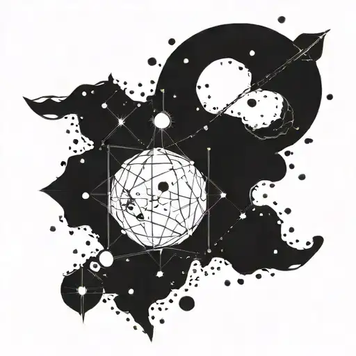 Orion Constellation tattoo design idea