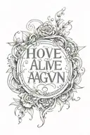 how does it feels to be alive again? text tattoo tattoo design idea