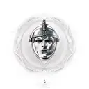 athena, bay leaf, sparta helmet tattoo design idea