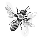 Bee and ant tattoo design idea