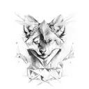 Crystal with Storm, rose and symbolism of peter tattoo design idea