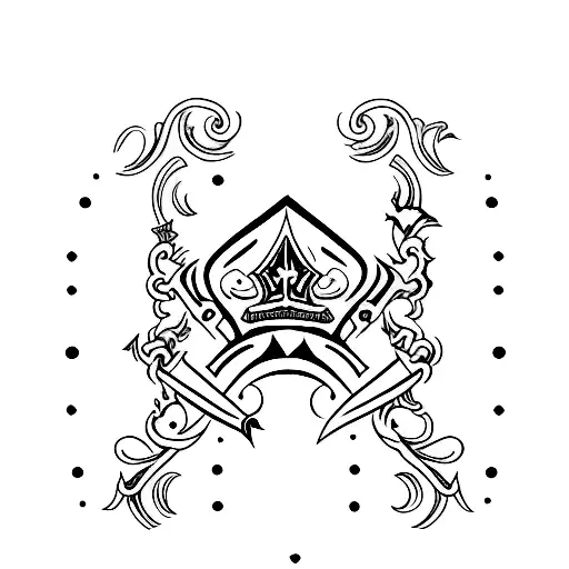 Ace of Spades tattoo design idea