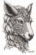sheep in a wolf's clothing  tattoo design idea