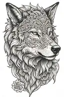 wolf in a sheep's  clothing  tattoo design idea
