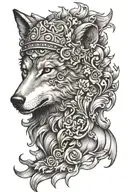 wolf in a sheep's  clothing  tattoo design idea