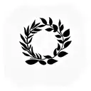 Laurel wreath tattoo design idea
