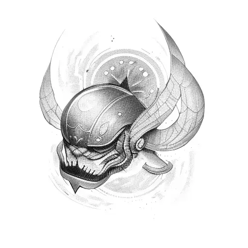 regadora amb el surtidor cap enrere tattoo design idea