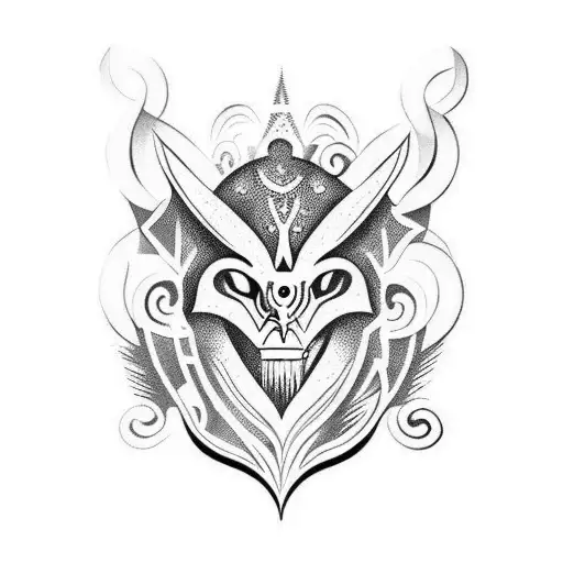 make familiar strange tattoo design idea