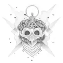 balance brain vs heart  libra tattoo design idea