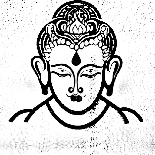 Buddhist deities tattoo design idea