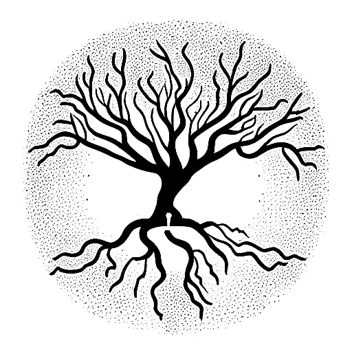 Tree of Life tattoo design idea