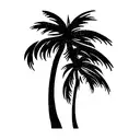 Palm Tree tattoo design idea