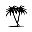 Palm Tree tattoo design idea