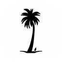 Palm Tree tattoo design idea