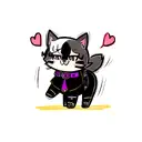 Panther mixed with Corgi dog tattoo design idea