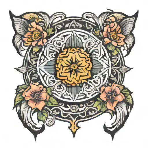 blessing tattoo design idea